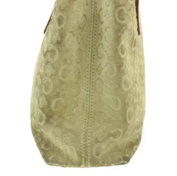 Authentic Celine Suede mini handbag - Picture 9 of 10